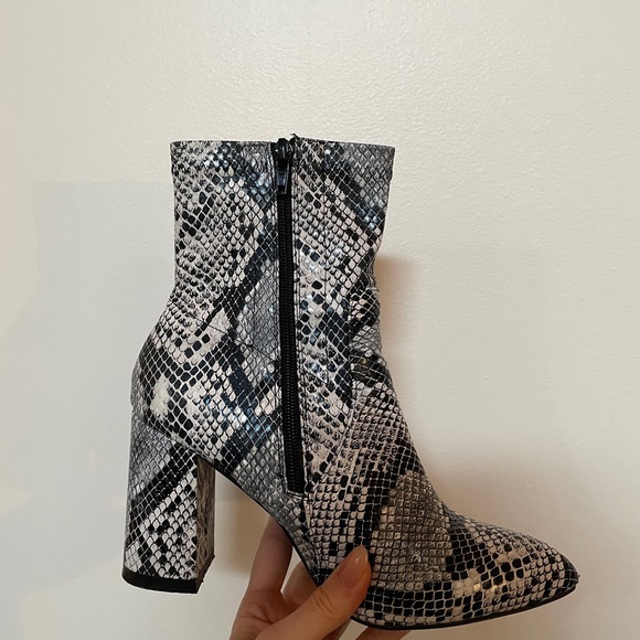 Public Desire Snakeskin Boots - Picture 4 of 4